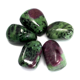 4x Premium Tumble Stone - Ruby Zoisite