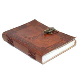 Leather Stag Notebook (6x8