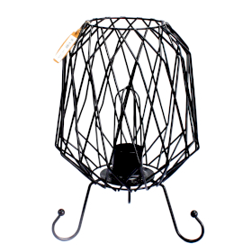 Mesh Industrial Iron Lamp, Cable and Bulb