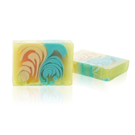Handcrafted Soap Slice  100g  - Melon