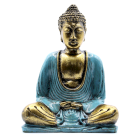 Teal & Gold Buddha - Medium