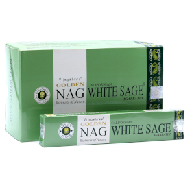 15g Golden Nag - White Sage Incense