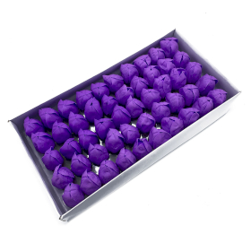 10x Craft Soap Flower - Med Tulip - Lavender
