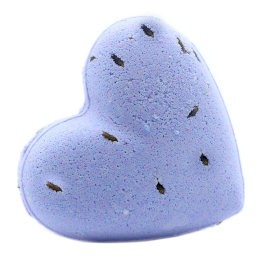 5x Love Heart Bath Bomb 70g - French Lavender