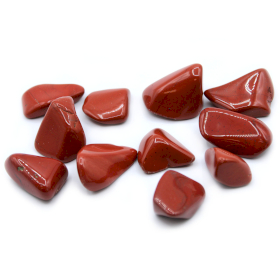 24x L Tumble Stones - Jasper - Red
