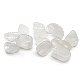 24x Tumble Stones - Ice Quartz