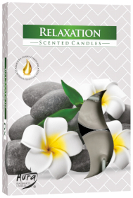 Set of 6 Scented Tealights - Relaxation