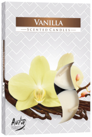 Set of 6 Scented Tealights - Vanilla
