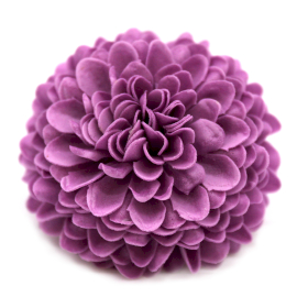10x Craft Soap Flower - Small Chrysanthemum - Purple