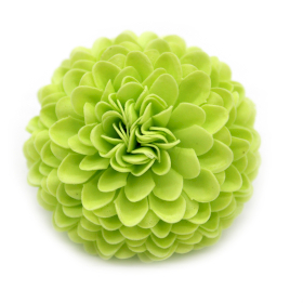 10x Craft Soap Flower - Small Chrysanthemum - Light Green
