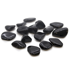 24x M Tumble Stone - Obsidian Black