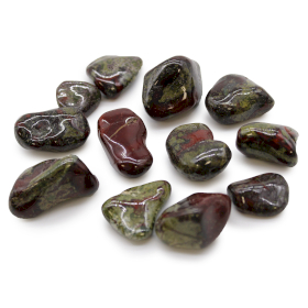 12x Medium African Tumble Stones - Dragon Stones