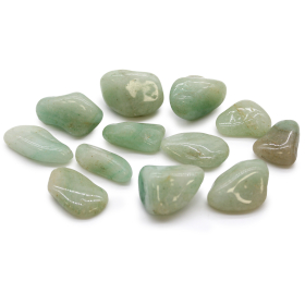 12x Medium African Tumble Stones - Aventurine