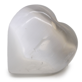 Selenite Heart - 10 cm