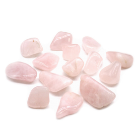 24x L Tumble Stones - Rose Quartz