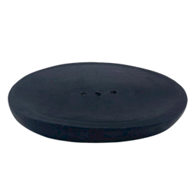 Oval Black Marble Soap Dish