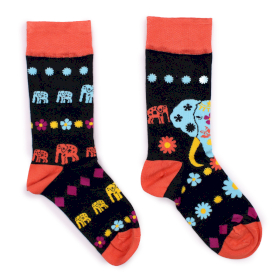 Hop Hare Bamboo Socks M/L - Cosmic Elephant 