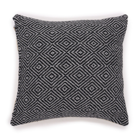 Classic Cushion Cover - Maze Black - 40x40cm