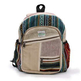 Small Backpack - Zig Zag Zips Style