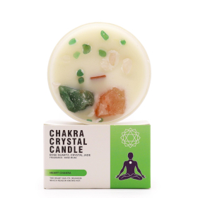 Chakra Crystal Candles - Heart Chakra