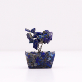 Mini Gemstone Tree On Orgonite Base - Sodalite (15 stones)
