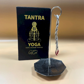 Rope Incense and Silver Plated Holder Set - Tantra Yoga