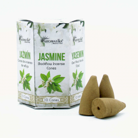Pack of 10 Masala Backflow Incense - Jasmine