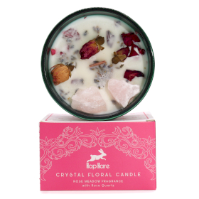 Hop Hare Crystal Magic Flower Candle - The Lovers