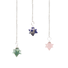Merkaba (star) Pendulums - (asst)