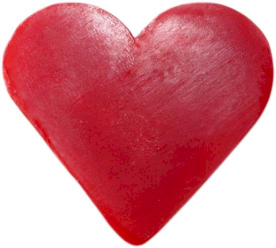 10x Heart Guest Soap - Raspberry