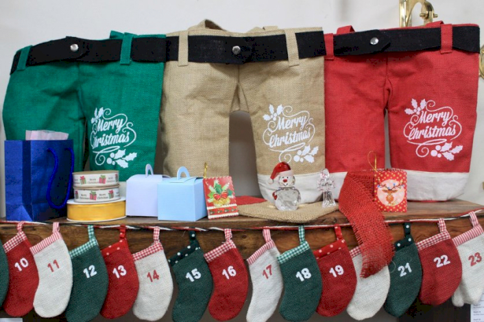 Santa Pants Gift Bags - Ancient Wisdom Dropshipping