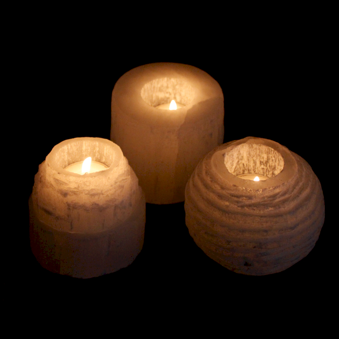 Selenite Candle Holders - AWDropshipping