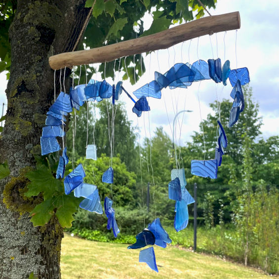 Dropshipping Recycled Glass Wind Chimes 