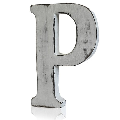 Shabby Chic Letters - P
