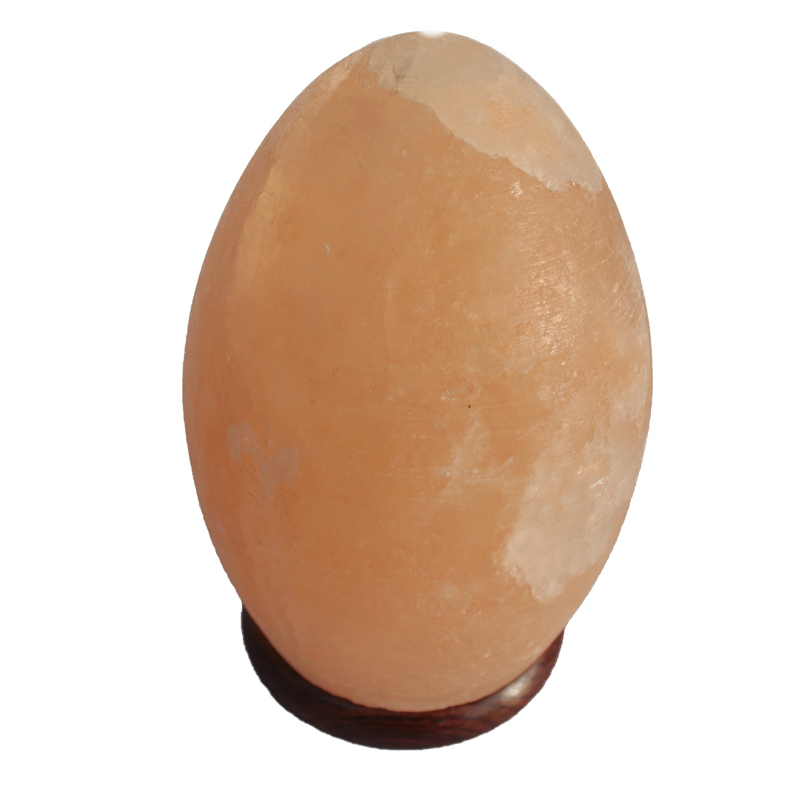 Salt Lamp Egg - Wooden Base