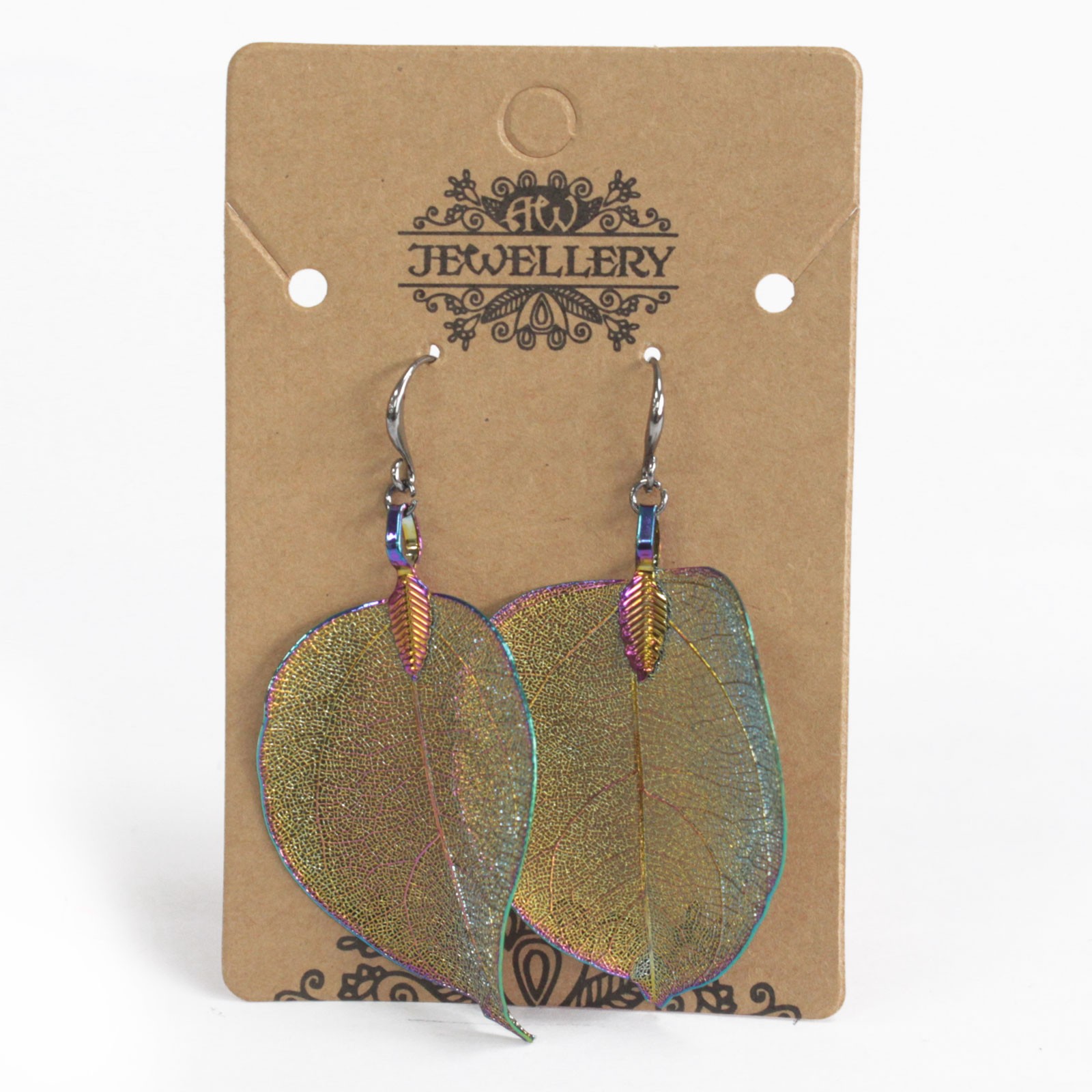 Earrings - Bravery Leaf - Multicoloured