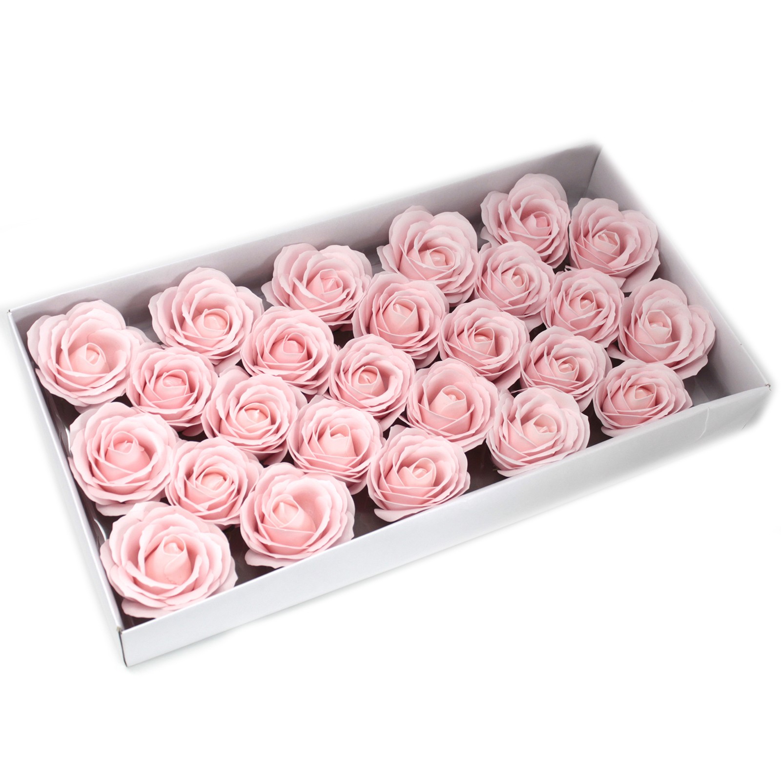 Craft Soap Flowers - Lrg Rose - Pink