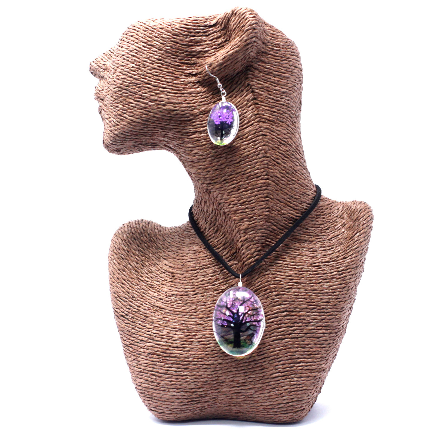Pressed Flowers - Tree of Life set - Lavender