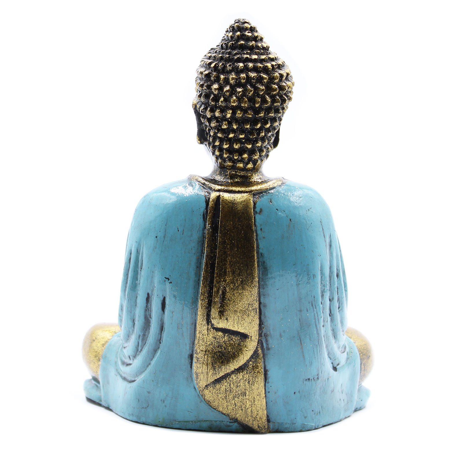 Teal & Gold Buddha - Medium