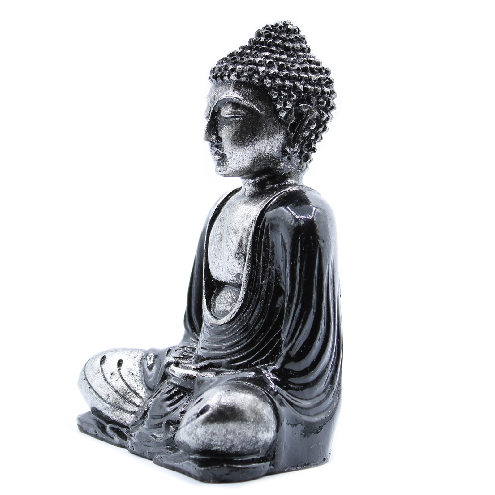 Black & Grey Buddha - Medium