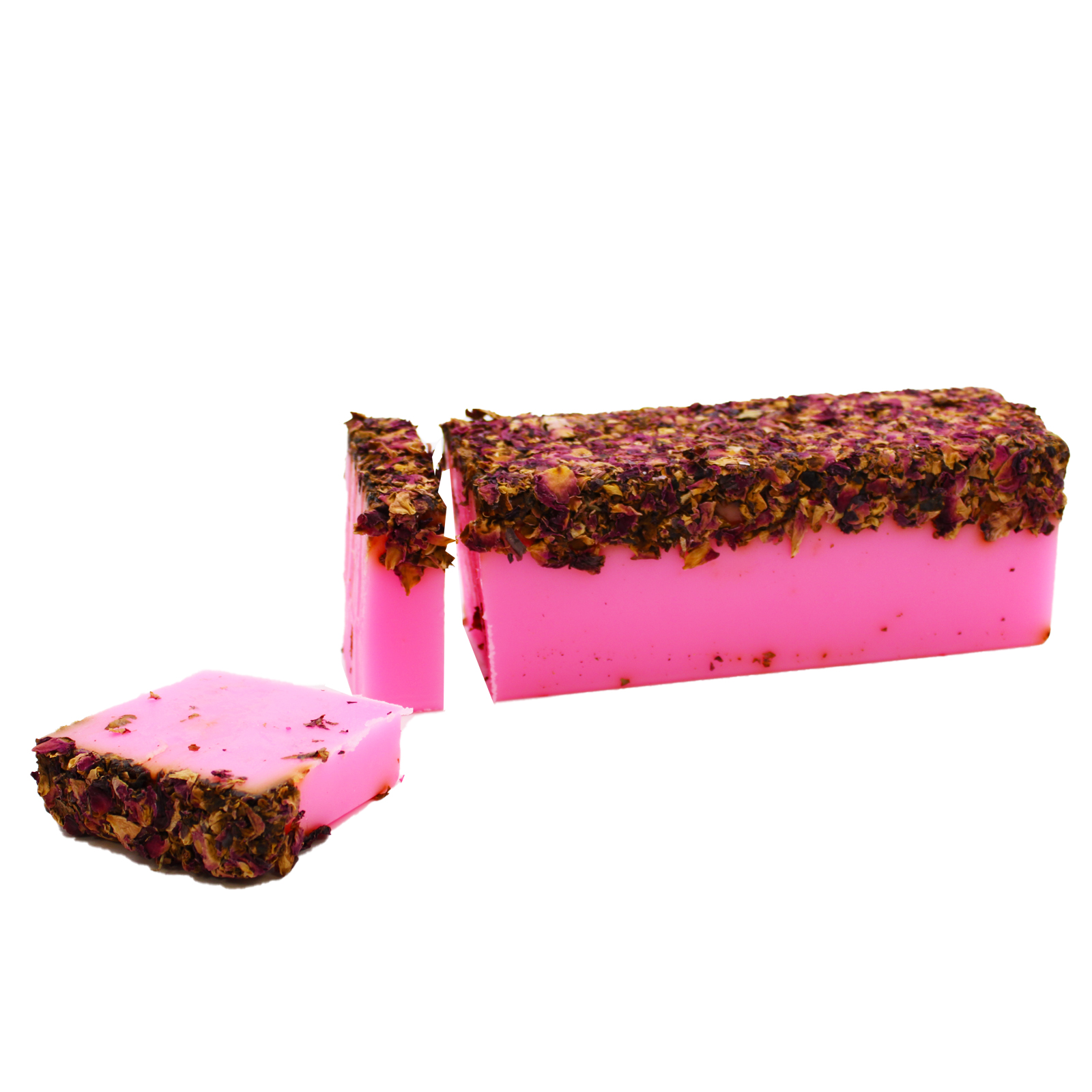 Rose & Rose Petals - Soap Loaf