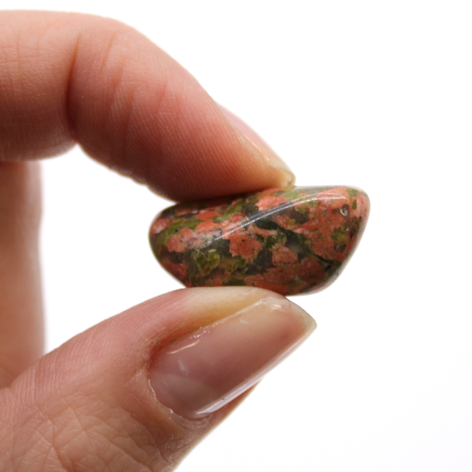 Small African Tumble Stones - Unakite