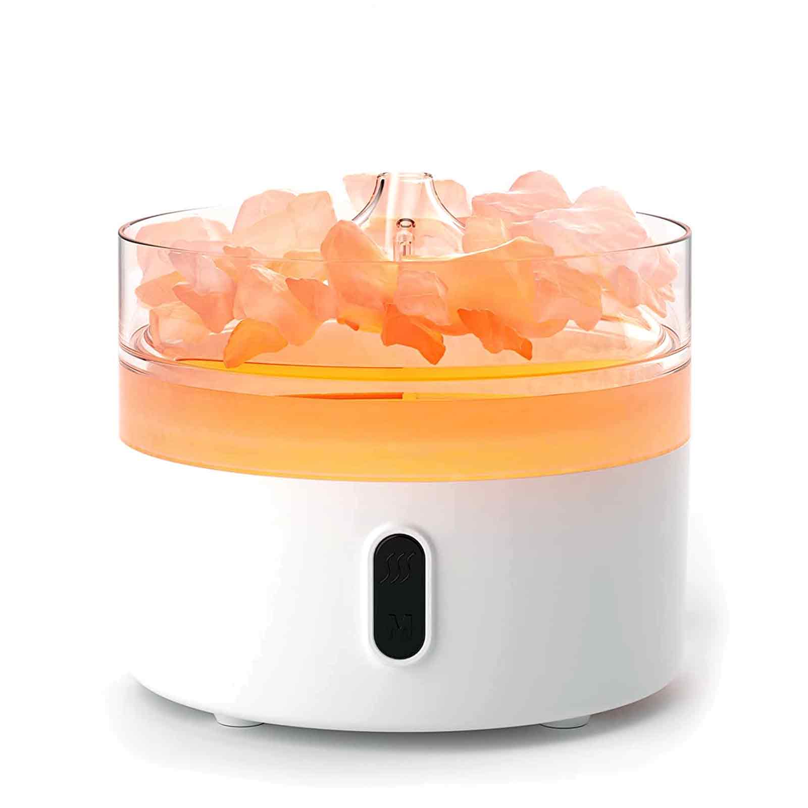 Himalayan Salt  Aroma Diffuser - Night Light - USB-C - Flame Effect ( salt included)