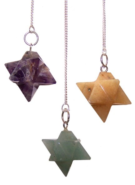 Merkaba (star) Pendulums - (asst)