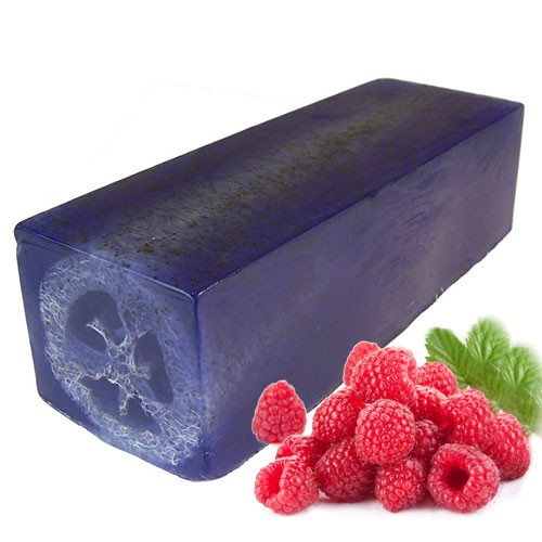 Loofah Soap Loaf - A Right Raspberry Rub