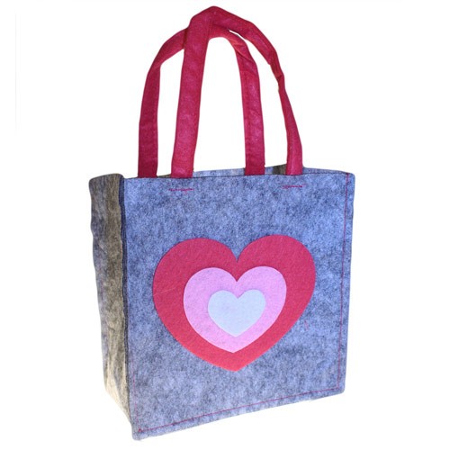 Spring Felt Gift Bags - Love Bags Asst - AW Dropship - Your Giftware ...